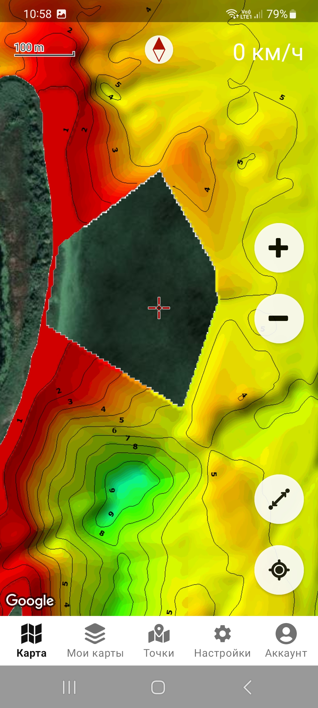 Бесплатные карты глубин в телефоне с Garmin ActiveCaptain. #эхолот #fishing #рыб